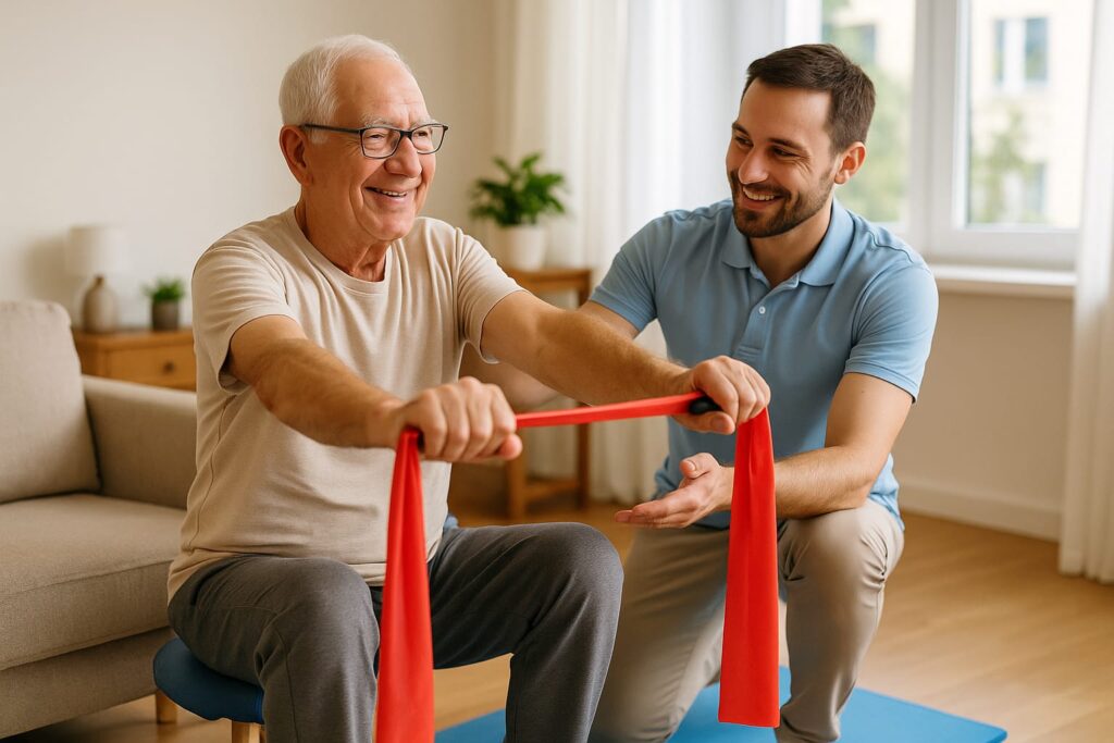 Fisioterapia geriátrica a domicilio